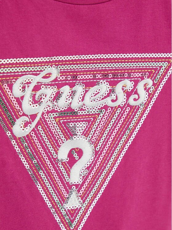 Guess Kids Guess Kids T-Shirt 181713 Růžová Classic Fit