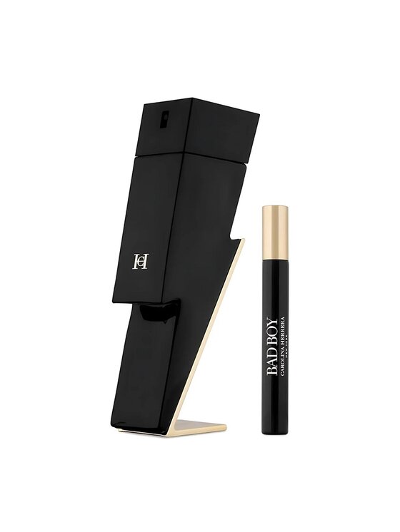 Zestaw zapachowy Carolina Herrera, Carolina Herrera Bad Boy zestaw woda toaletowa spray 100ml + miniaturka wody toaletowej 10ml