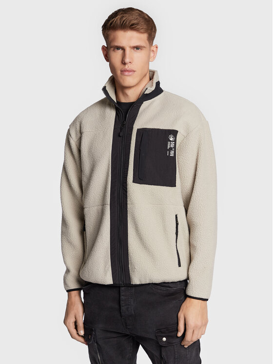 Redefined Rebel Redefined Rebel Fliso džemperis Ty Sweat 223011 Pilka Regular Fit