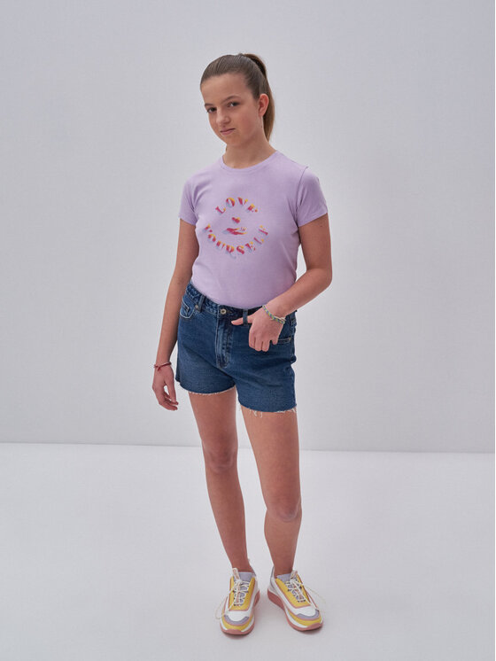 BIG STAR BIG STAR Szorty jeansowe shaina_516 Niebieski Basic Fit