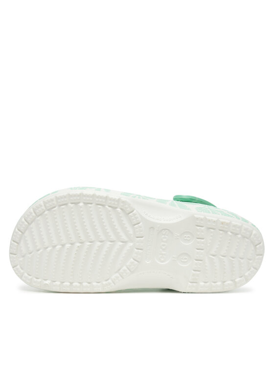 Crocs Crocs Iešļūcenes BAYA GRAPHIC CLOG 206230-3U3 Balts