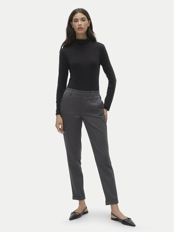 Vero Moda Vero Moda Чино панталони Maya 10225280 Сив Regular Fit