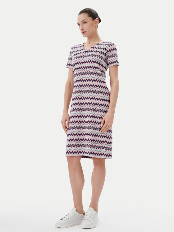 Olsen Olsen Strickkleid 13002002 Bunt Regular Fit