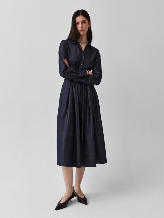 TATUUM TATUUM Sukienka codzienna RONNI Granatowy Flare Fit