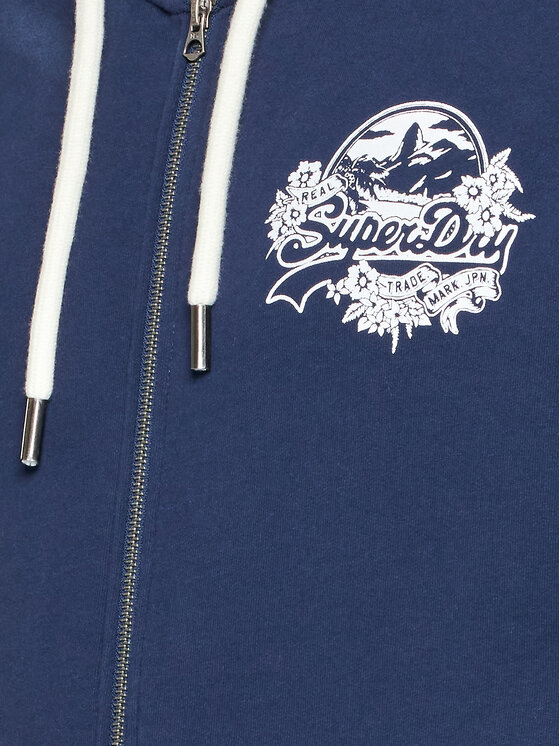 Superdry Superdry Bluza Vintage Seasonal M2011852A Granatowy Regular Fit