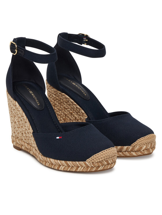Tommy Hilfiger Tommy Hilfiger Espadrilles Wedge FW0FW09225 Dunkelblau