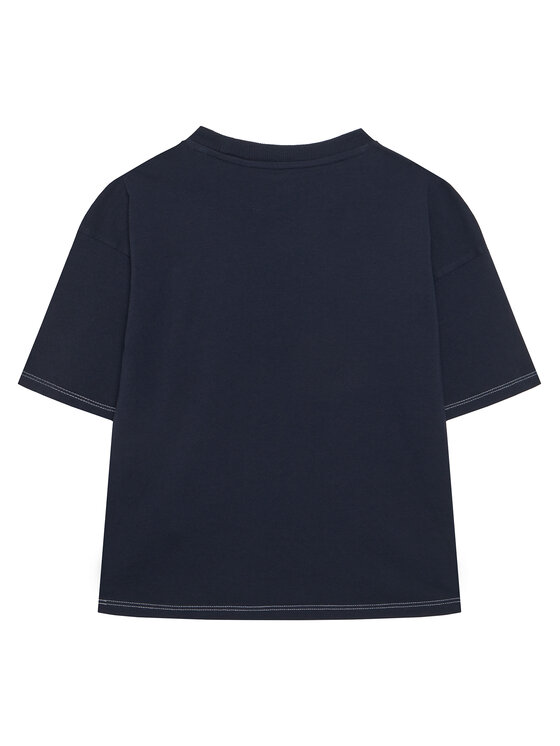 Guess Guess T-Shirt L6RI07 K8HM4 Tmavomodrá Regular Fit