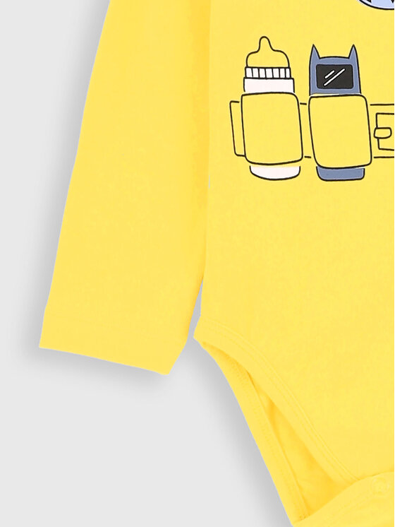 Body da neonato ZC2112101LIB Giallo Regular Fit