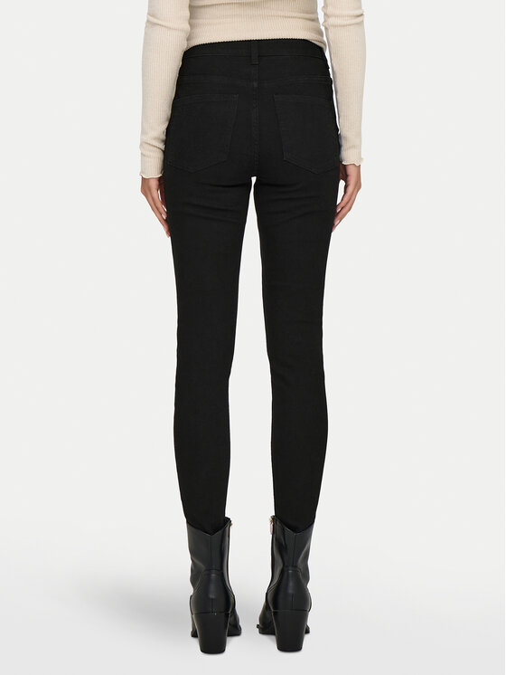 JDY JDY Džinsai Moon 15317455 Juoda Skinny Fit