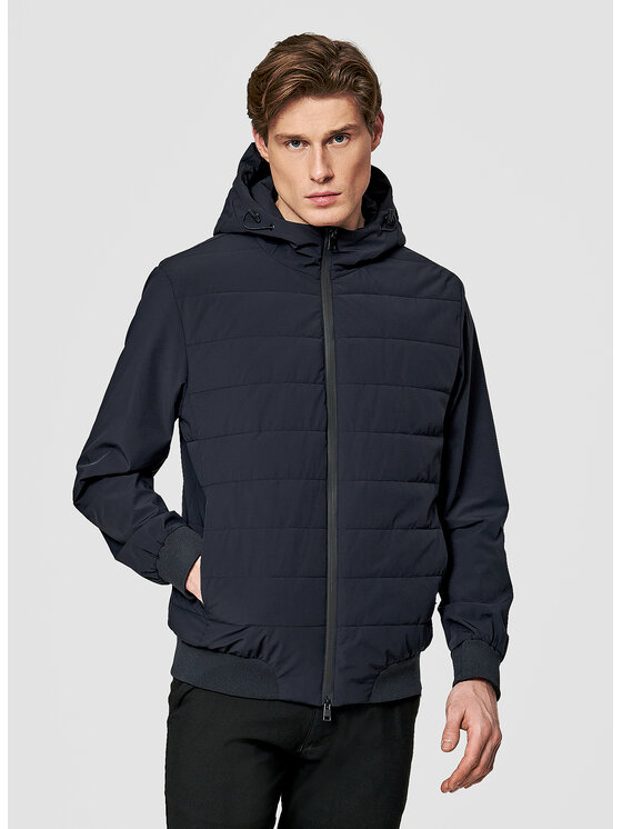 Pako Lorente Pako Lorente Kurtka przejściowa P26SF-5X-003 Granatowy Classic Fit