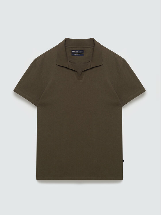 BIG STAR BIG STAR Polo ENGER Zielony Basic Fit