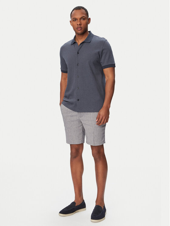 BOSS BOSS Riidest šortsid Kane1 50557537 Sinine Regular Fit