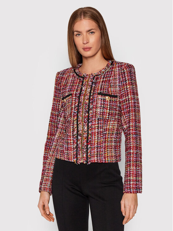 Guess Guess Jakk W1BL19 KAUN0 Punane Slim Fit