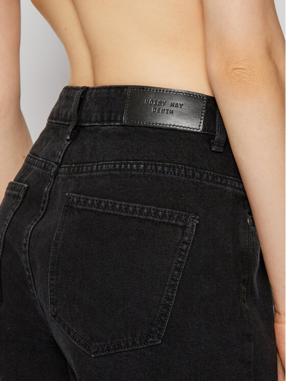 Noisy May Noisy May Jeans hlače Amanda 27018107 Črna Relaxed Fit