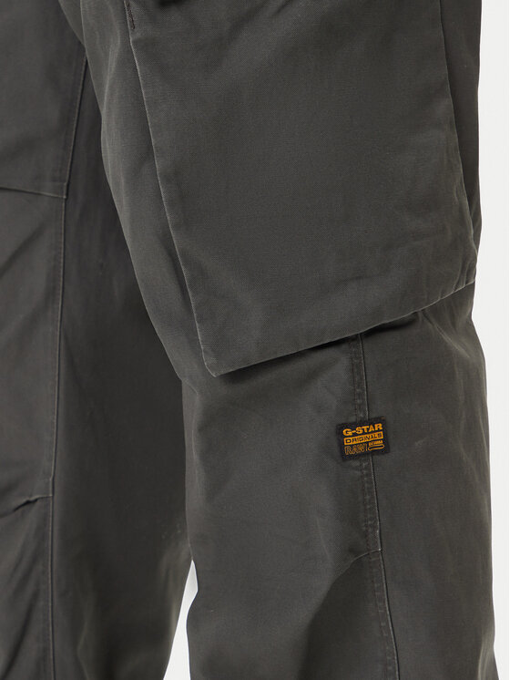 G-Star Raw G-Star Raw Hlače R-3N D25224-D191 Siva Straight Fit