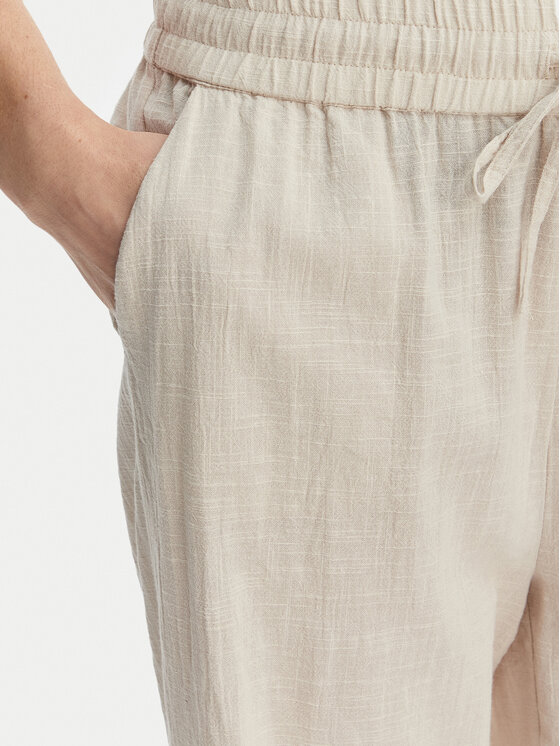 ONLY ONLY Παντελόνι υφασμάτινο Tizana 15319090 Μπεζ Regular Fit