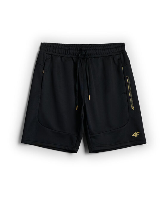 4F 4F Szorty sportowe GOLDEN WARRIOR Czarny Regular Fit