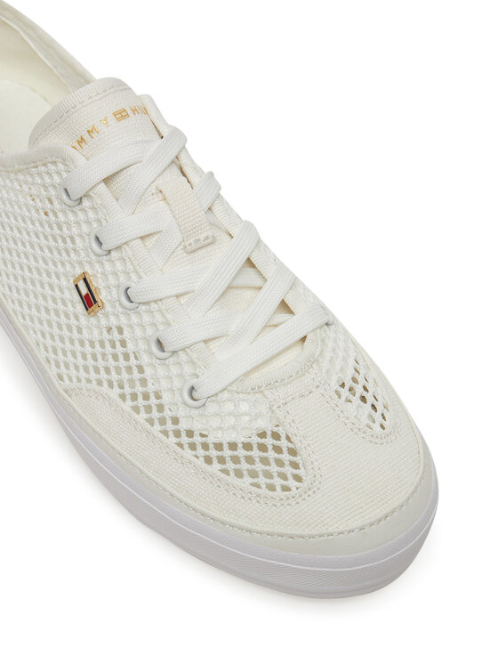 Tommy Hilfiger Tommy Hilfiger Снікерcи Th Open Mesh Vulc Sneaker FW0FW08684 Білий
