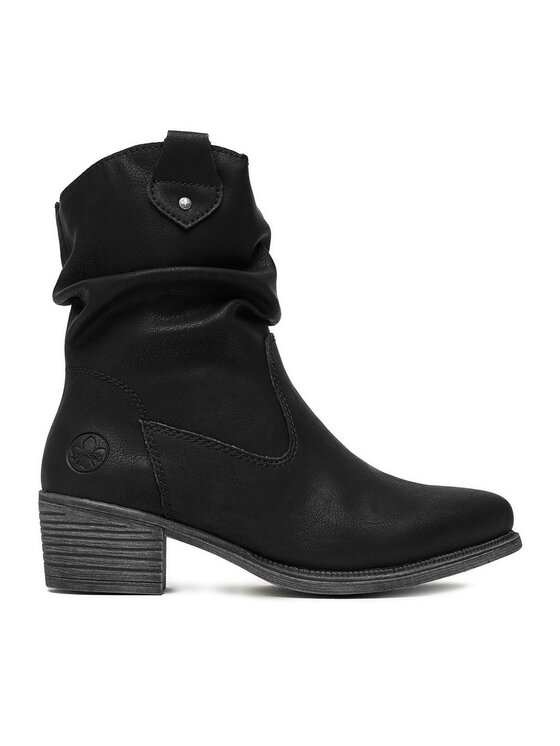 Rieker Rieker Cizme și botine cowboy CEO-73170-00 Negru