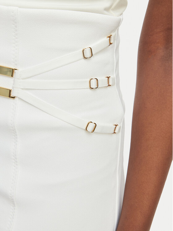 Elisabetta Franchi Elisabetta Franchi Cпідниця-міні GO-167-61E2-V320 Білий Regular Fit