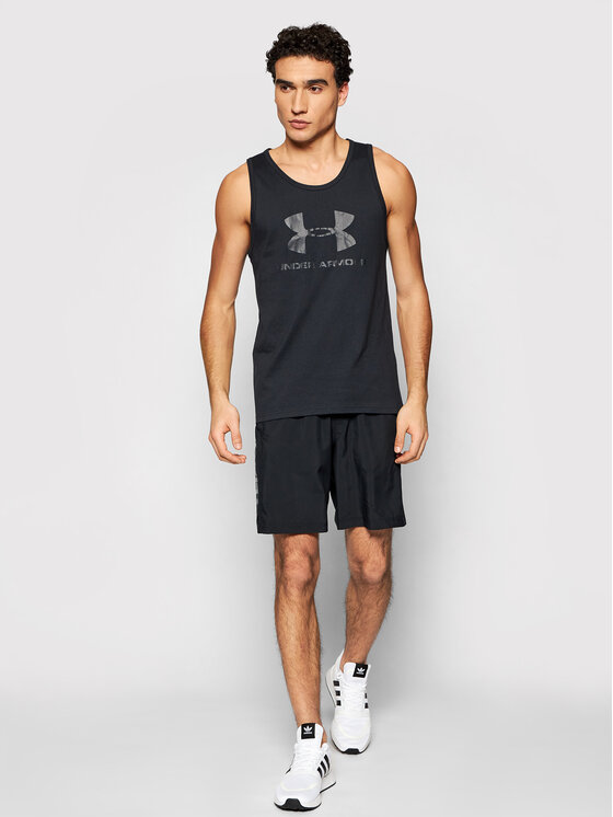 Under Armour Tank-Top UA Sportstyle Logo 1329589 Schwarz Regular Fit •  Modivo.de