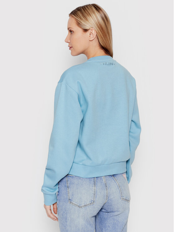 Felpa Icon W2YQ01 KB681 Blu Regular Fit