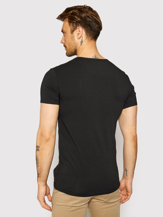 Tommy Hilfiger Tommy Hilfiger Komplet 3 t-shirtów Essential 2S87905187 Czarny Regular Fit