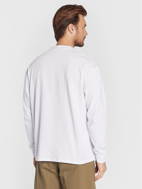 Longsleeve Hanes Over 2246-421 Bianco Casual Fit