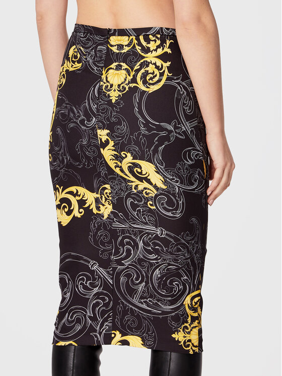 Gonna a matita R_E00166 Nero Slim Fit