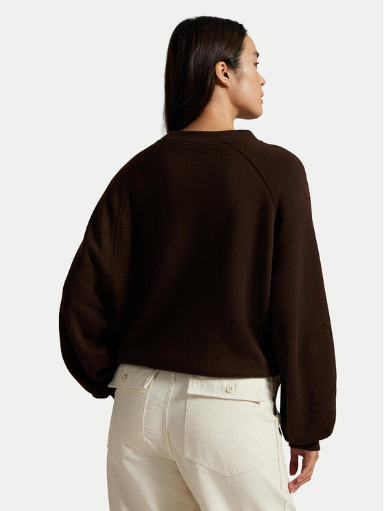 Polo Ralph Lauren Polo Ralph Lauren Majica dugih rukava 211A87105001 Smeđa Relaxed Fit