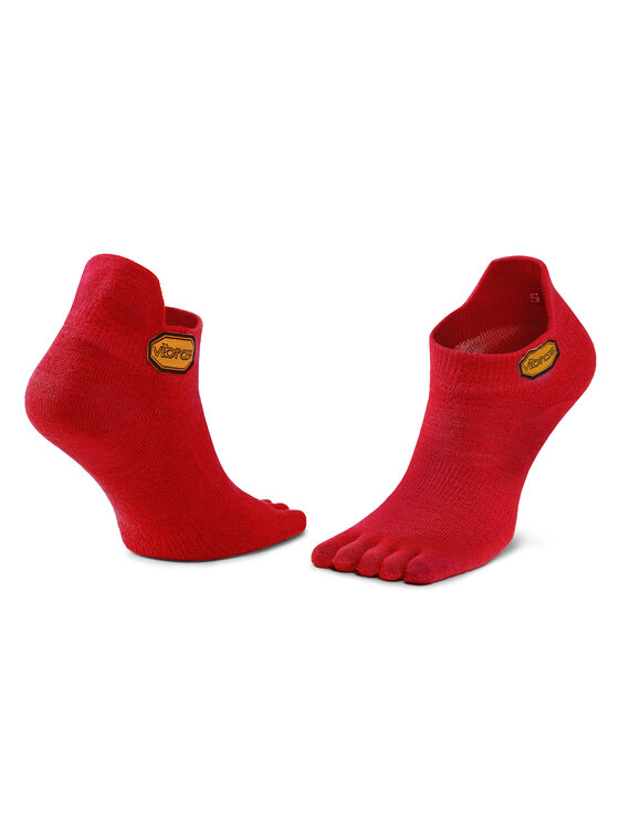 Vibram Fivefingers Vibram Fivefingers Șosete scurte Athletic No Show S18N04 Roșu