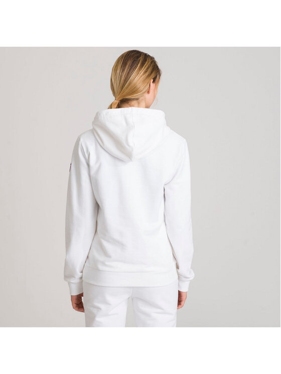 Rossignol Rossignol Bluza W Logo Sweat Hood Ft Biały Regular Fit