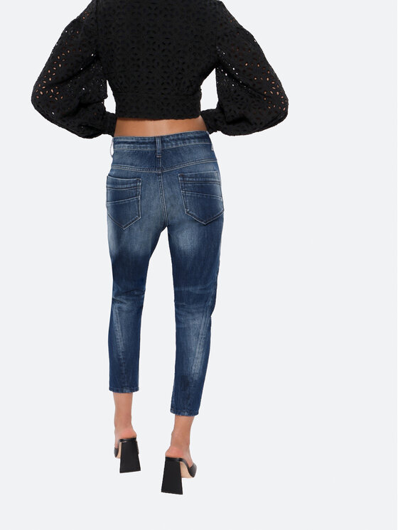 Rage Age Rage Age Džínsy Pixie Tmavomodrá Regular Fit