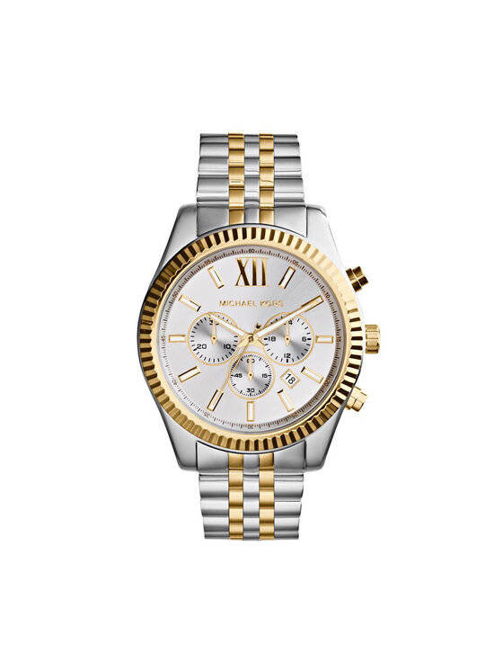 Michael Kors Michael Kors Ročna ura Lexington MK8344 Srebrna