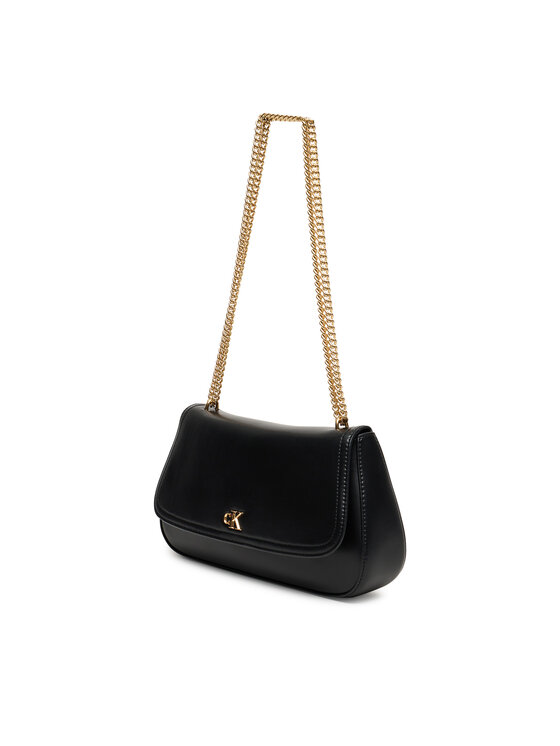 Calvin Klein Calvin Klein Rankinė Ck Convertible Chain Medium Bag LV04F3171G Juoda
