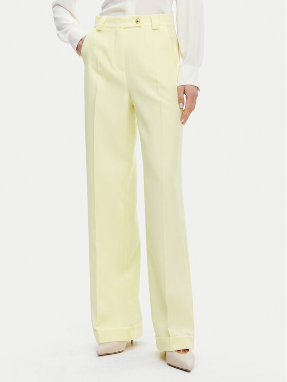 Maryley Maryley Stoffhose 25EB537/M26/43LL Gelb Regular Fit