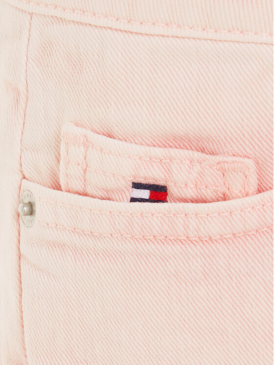 Tommy Hilfiger Tommy Hilfiger Džinsiniai šortai Harper KG0KG07918 Rožinė Relaxed Fit