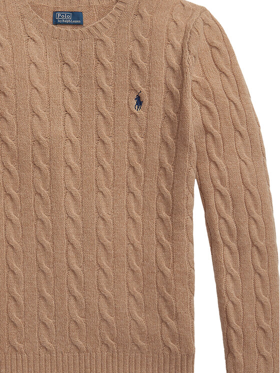 Polo Ralph Lauren Polo Ralph Lauren Sweter 211971865002 Beżowy Slim Fit