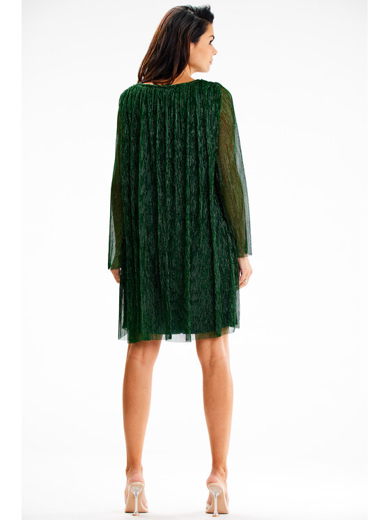 Awama Awama Abito da sera A628 Verde Basic Fit