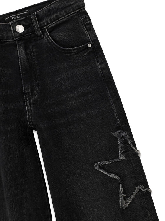 Guess Guess Jeansy J6BA16 D2219 Czarny Relaxed Fit