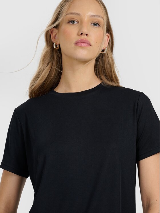 4F 4F T-shirt 4FRAW25TTSHF3282-21S Nero Regular Fit