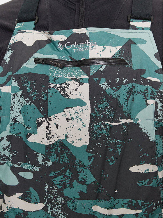 Columbia Columbia Spodnie outdoor Highland Summit™ Bib Zielony Regular Fit