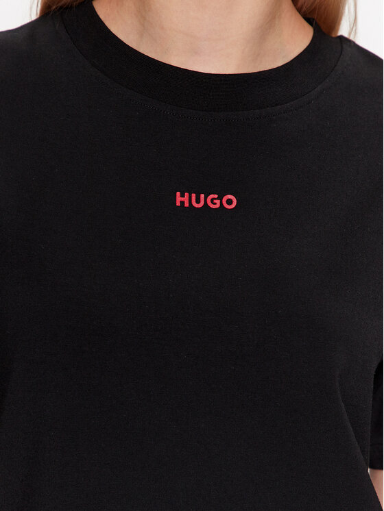 HUGO Hugo T-shirt 50490593 Crna Relaxed Fit