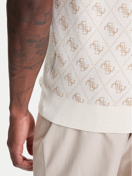 Guess Guess Kampsun M5YR09 Z3OE2 Beež Regular Fit