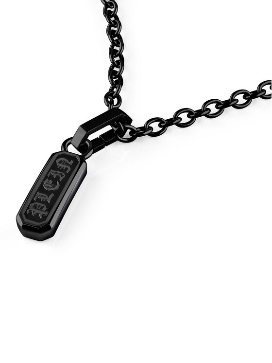 PHILIPP PLEIN PHILIPP PLEIN Collana Gothic Tag PJTEA09NU Argento