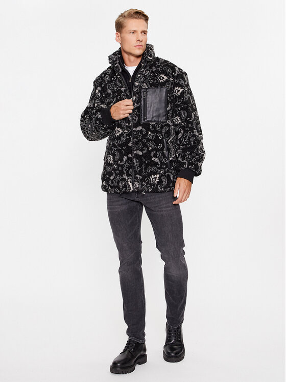 Guess Guess Μπουφάν μεταβατικό M3BL16 WFSH2 Μαύρο Regular Fit