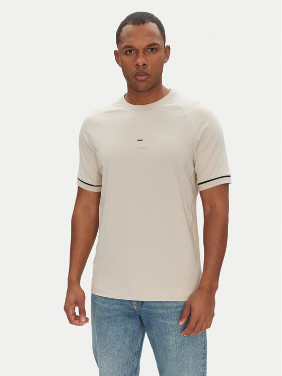 Férfi Póló BOSS, Méret: S, Bézs, 50537846