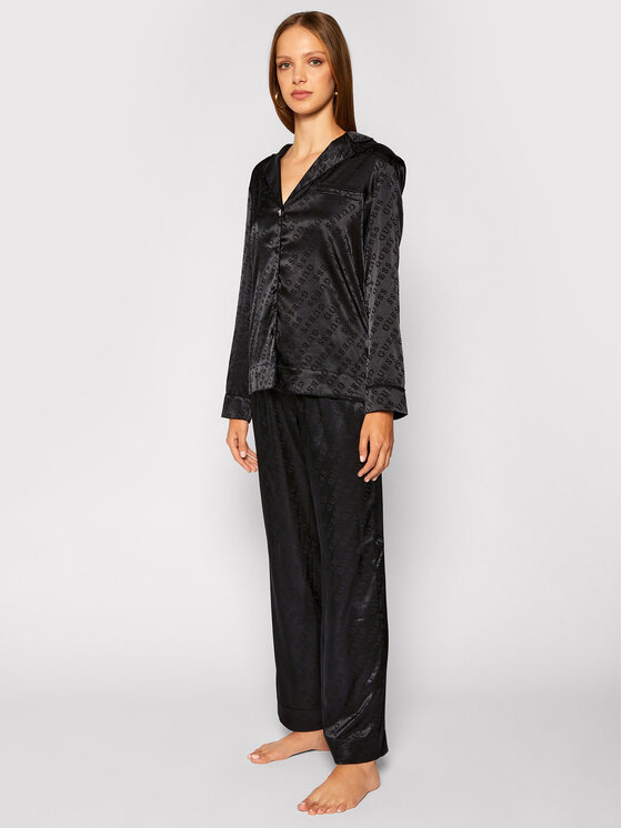 Guess Guess Pižama O0BX01 WDIO0 Juoda