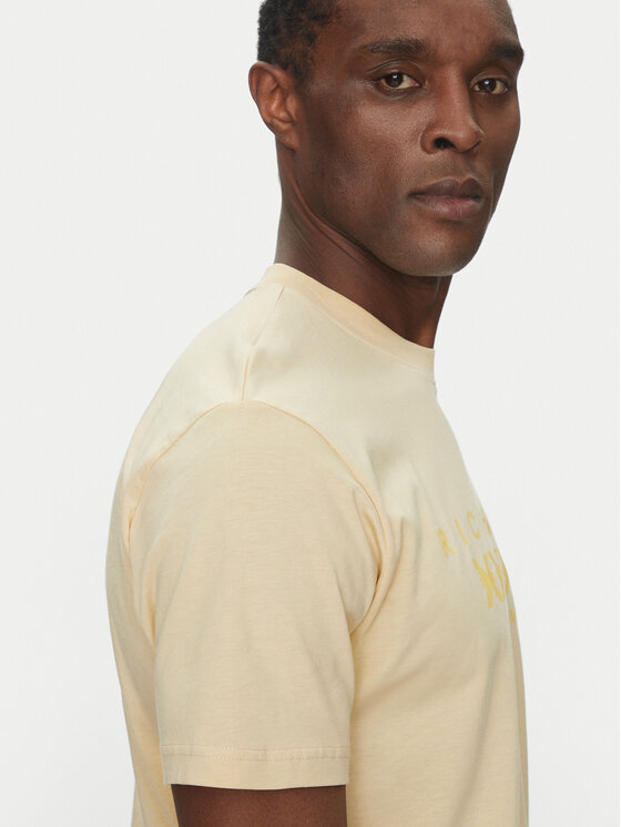 Richmond X Richmond X T-Shirt UMP25004TS Beżowy Regular Fit