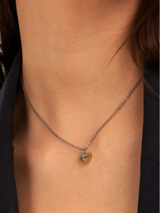Trussardi Trussardi Naszyjnik TJAXC45 Srebrny